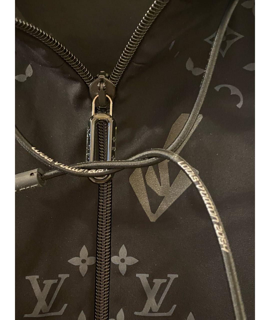 LOUIS VUITTON Черная полиамидовая куртка, фото 4