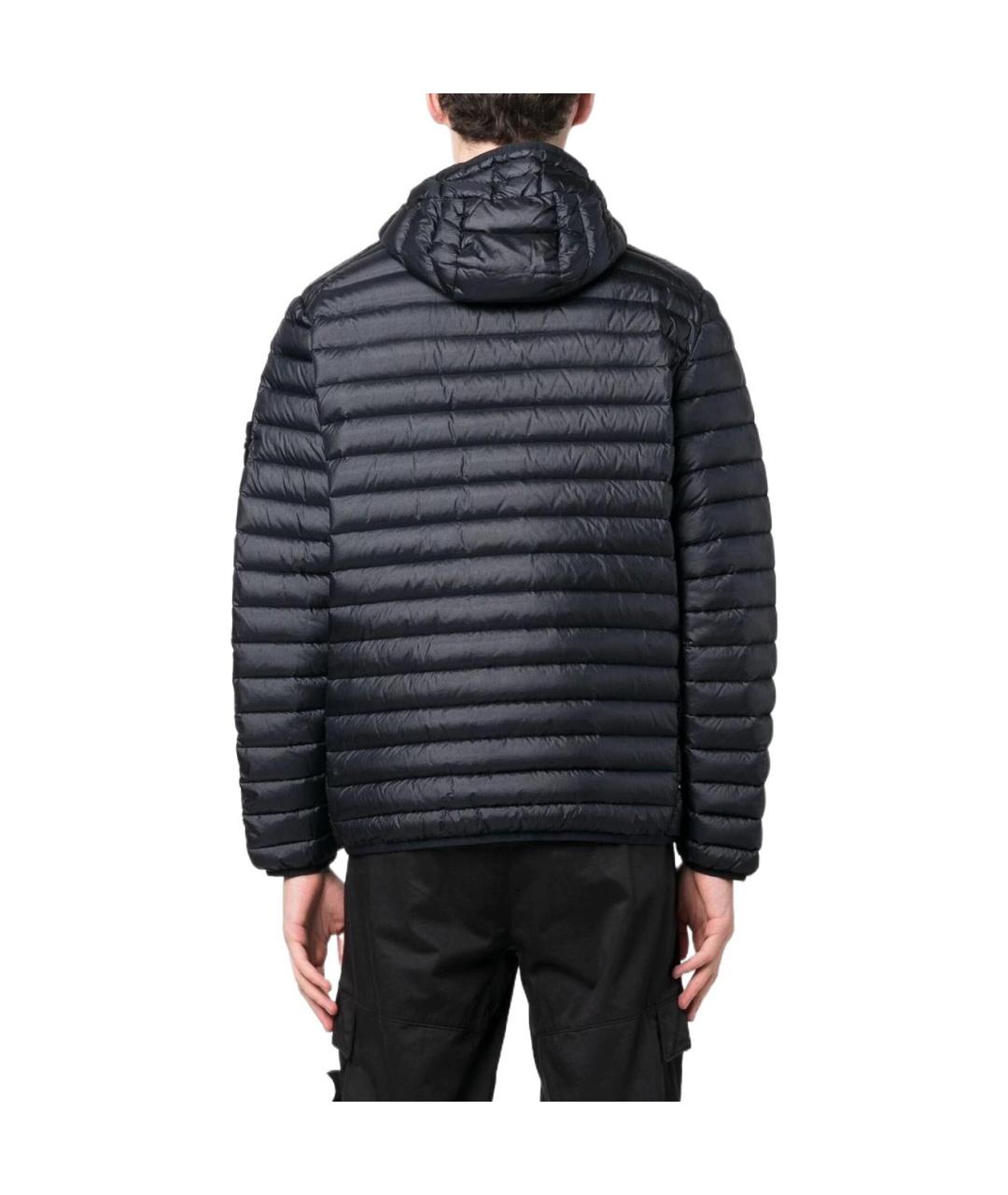 STONE ISLAND Черная куртка, фото 3