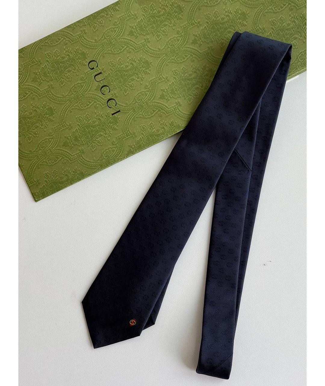 GUCCI Серый галстук, фото 3