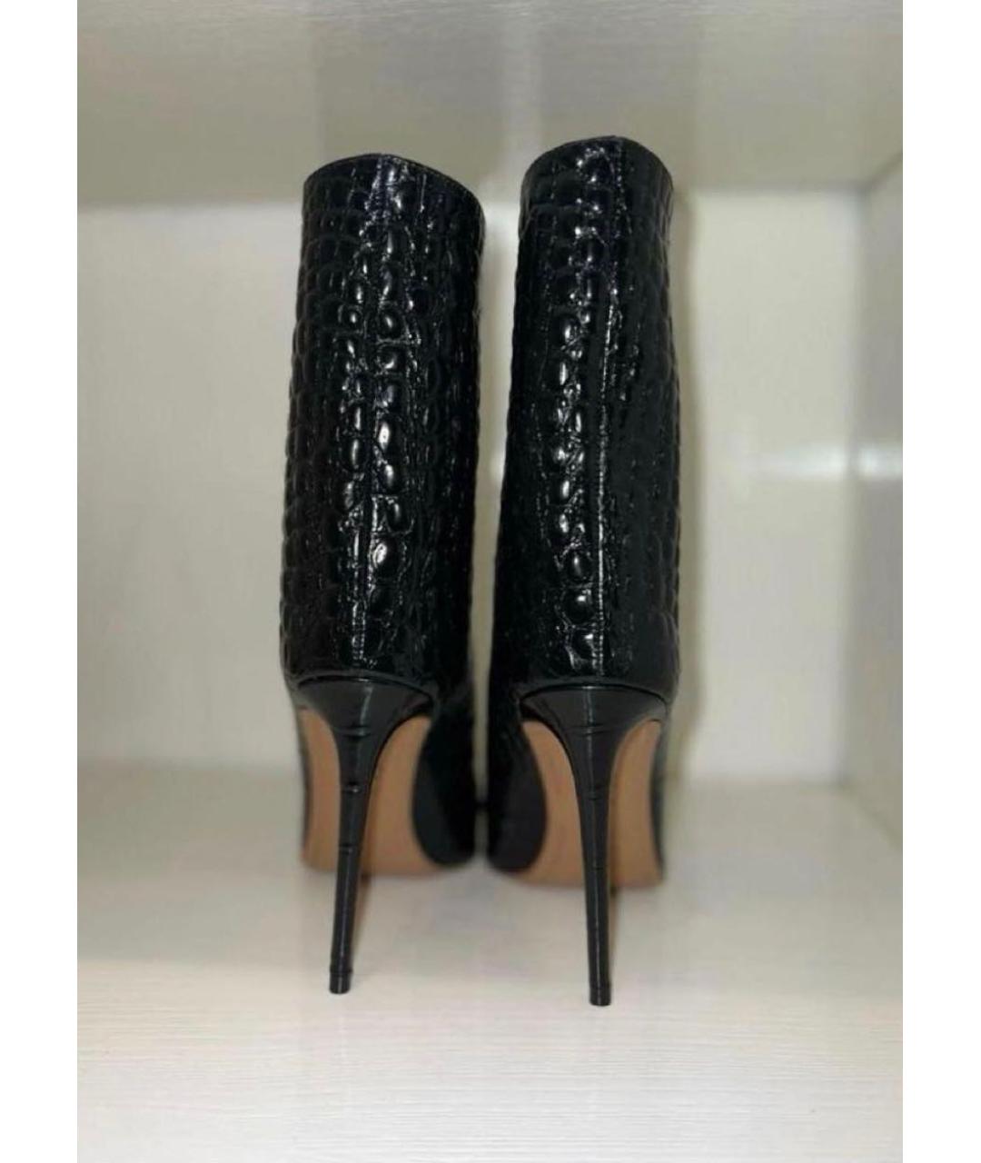 ALEXANDRE VAUTHIER Черные кожаные полусапоги, фото 4
