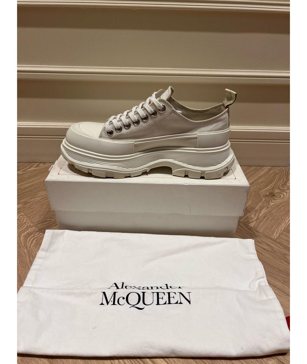 ALEXANDER MCQUEEN Белые резиновые кроссовки, фото 8