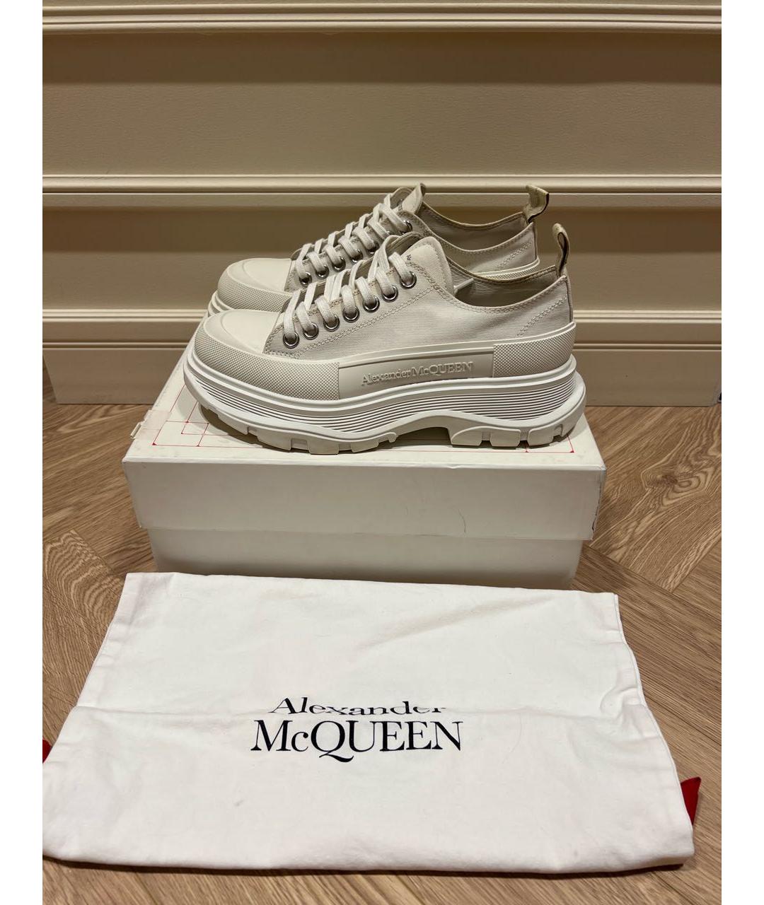 ALEXANDER MCQUEEN Белые резиновые кроссовки, фото 6