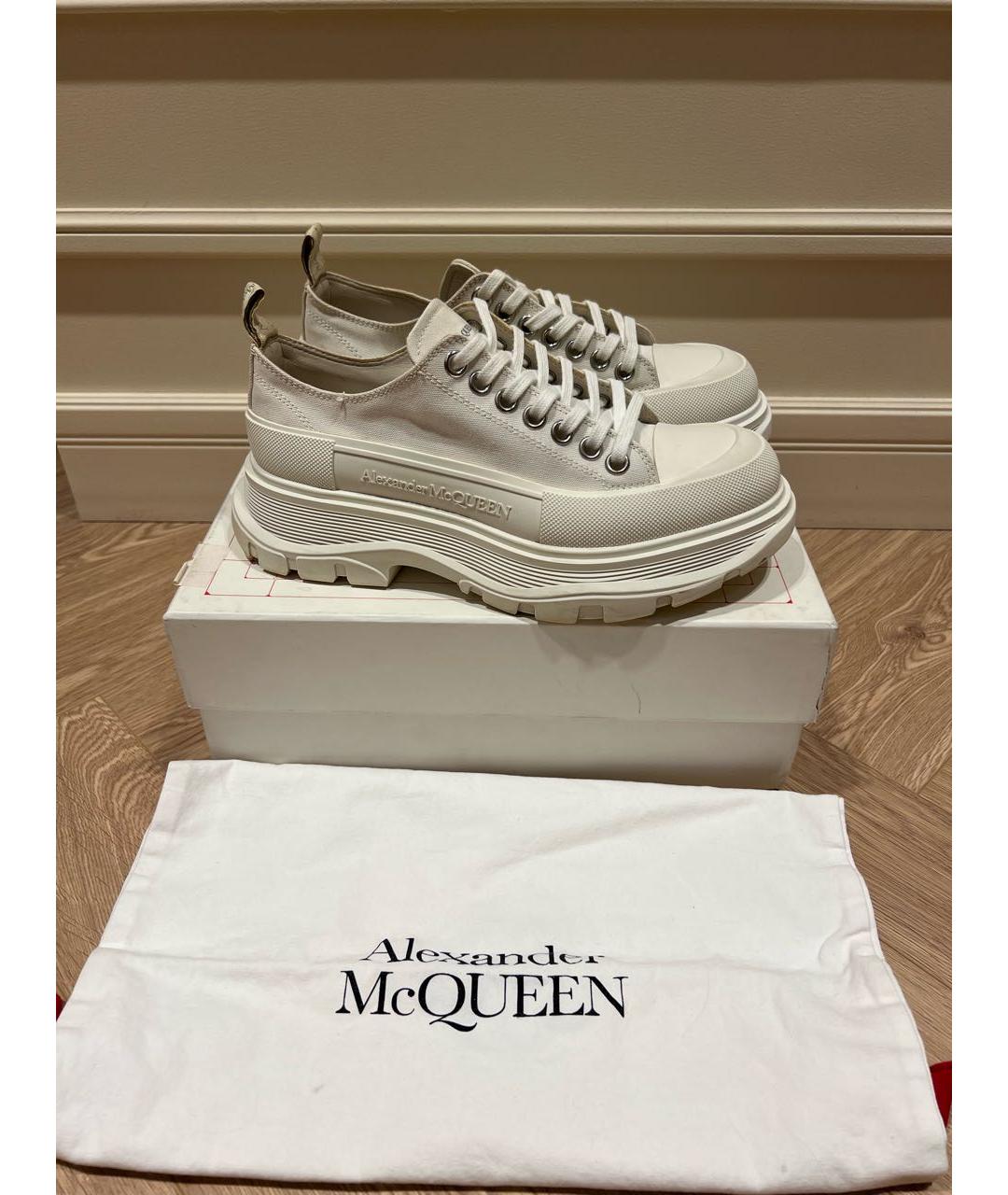 ALEXANDER MCQUEEN Белые резиновые кроссовки, фото 7