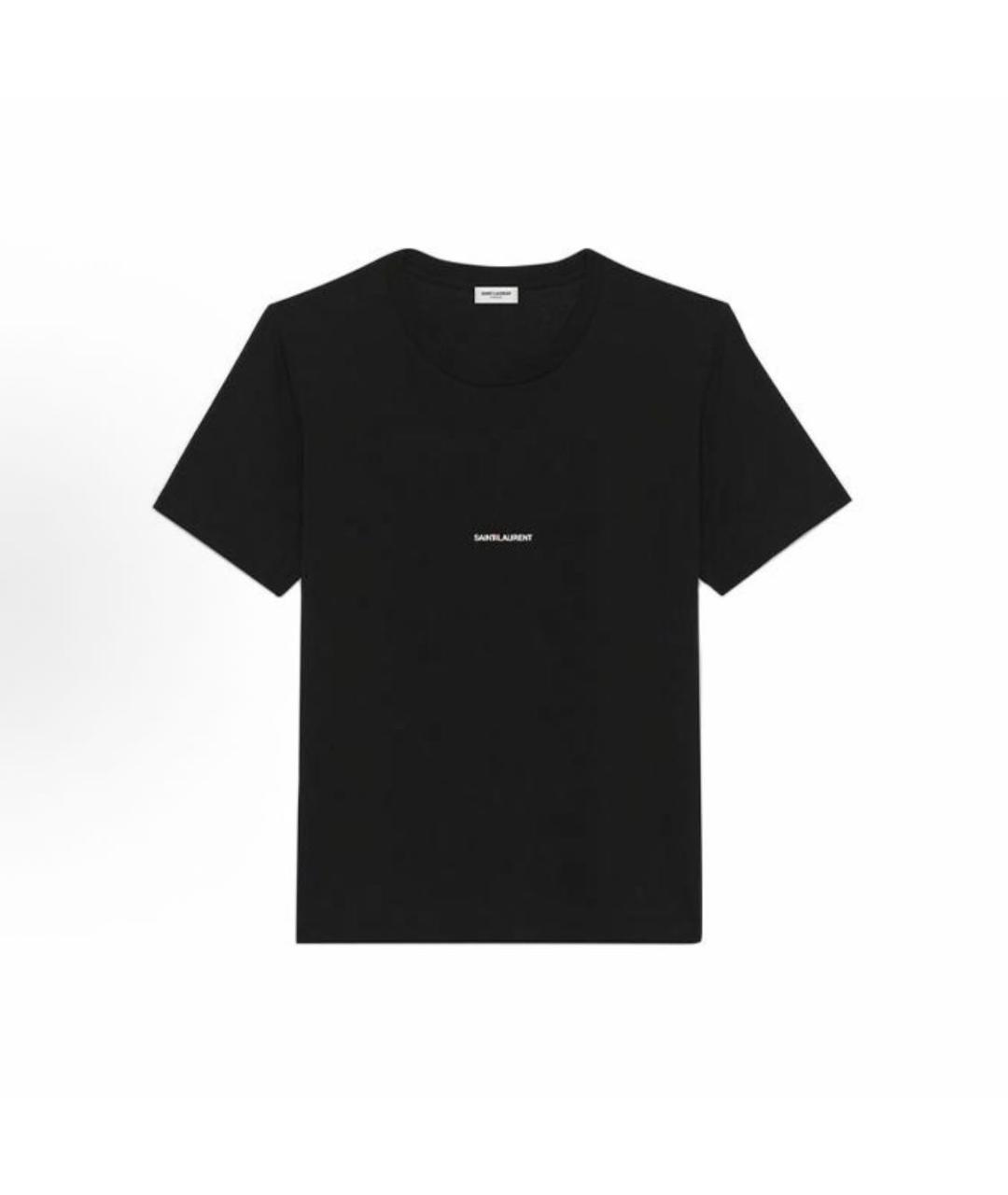 SAINT LAURENT Черная футболка, фото 3