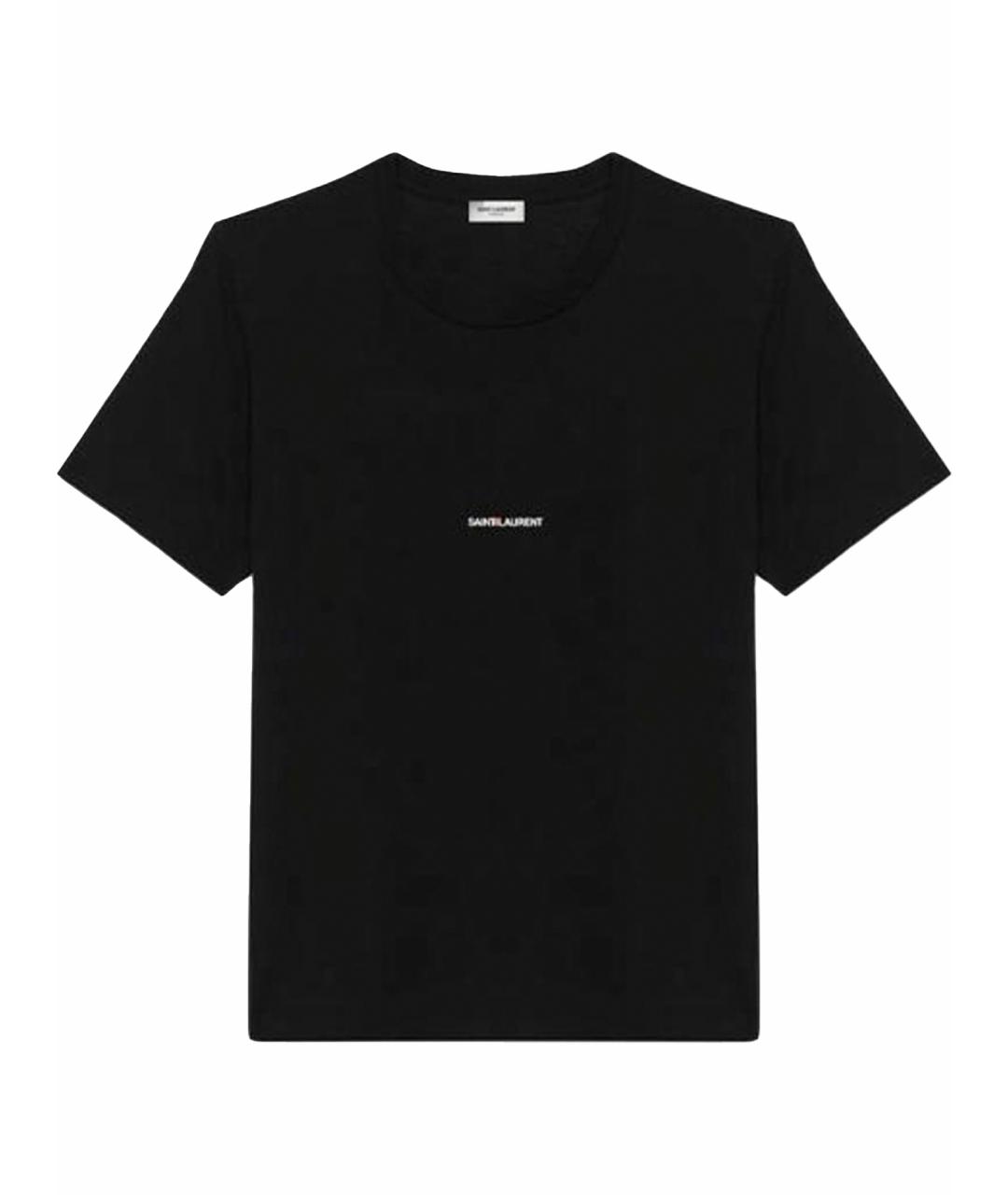 SAINT LAURENT Черная футболка, фото 1