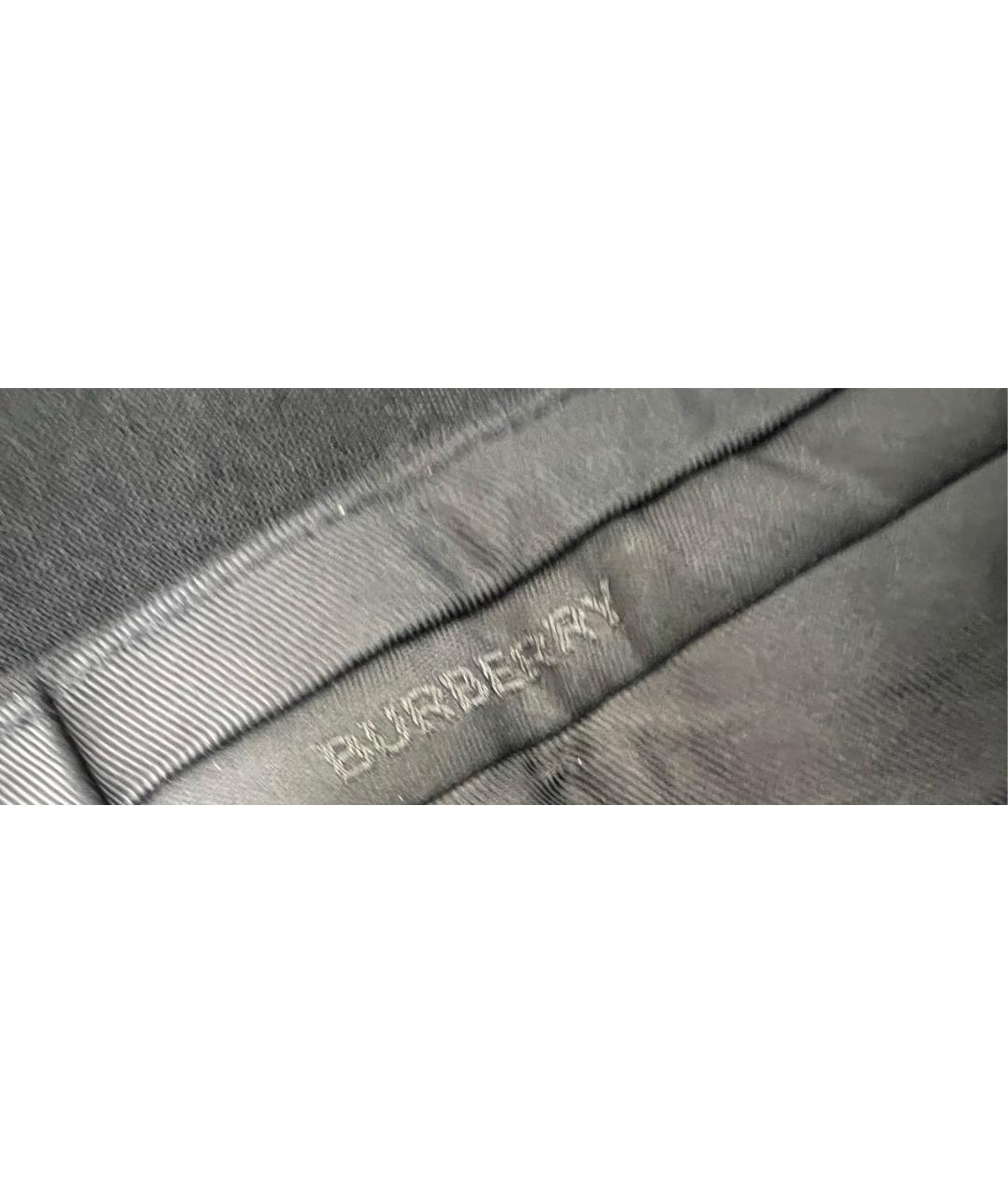 BURBERRY Черные шерстяные брюки узкие, фото 3