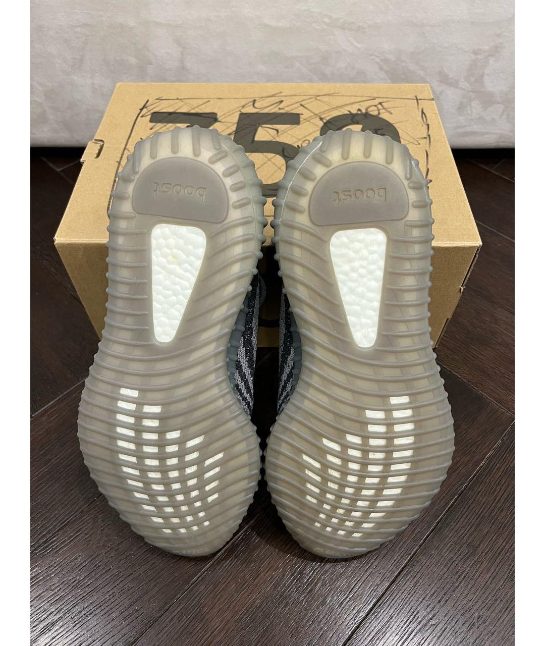 ADIDAS YEEZY Антрацитовые кроссовки, фото 4