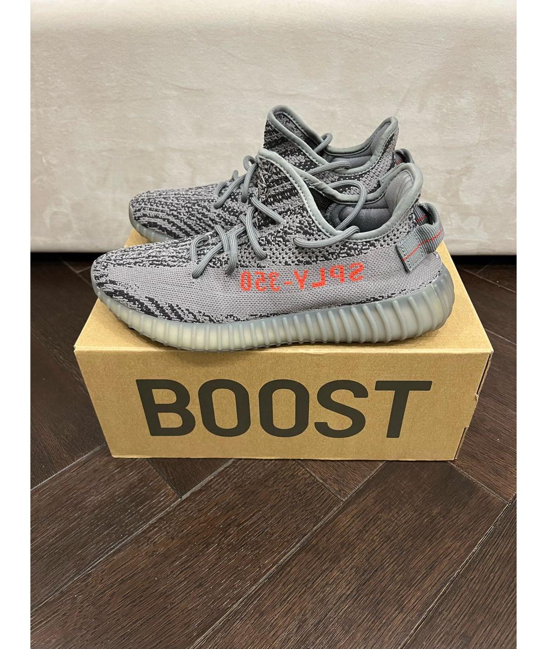 ADIDAS YEEZY Антрацитовые кроссовки, фото 7