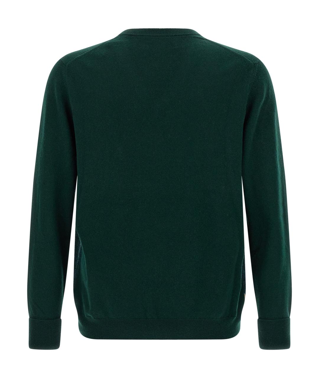 BALLANTYNE Зеленый кашемировый джемпер / свитер, фото 2