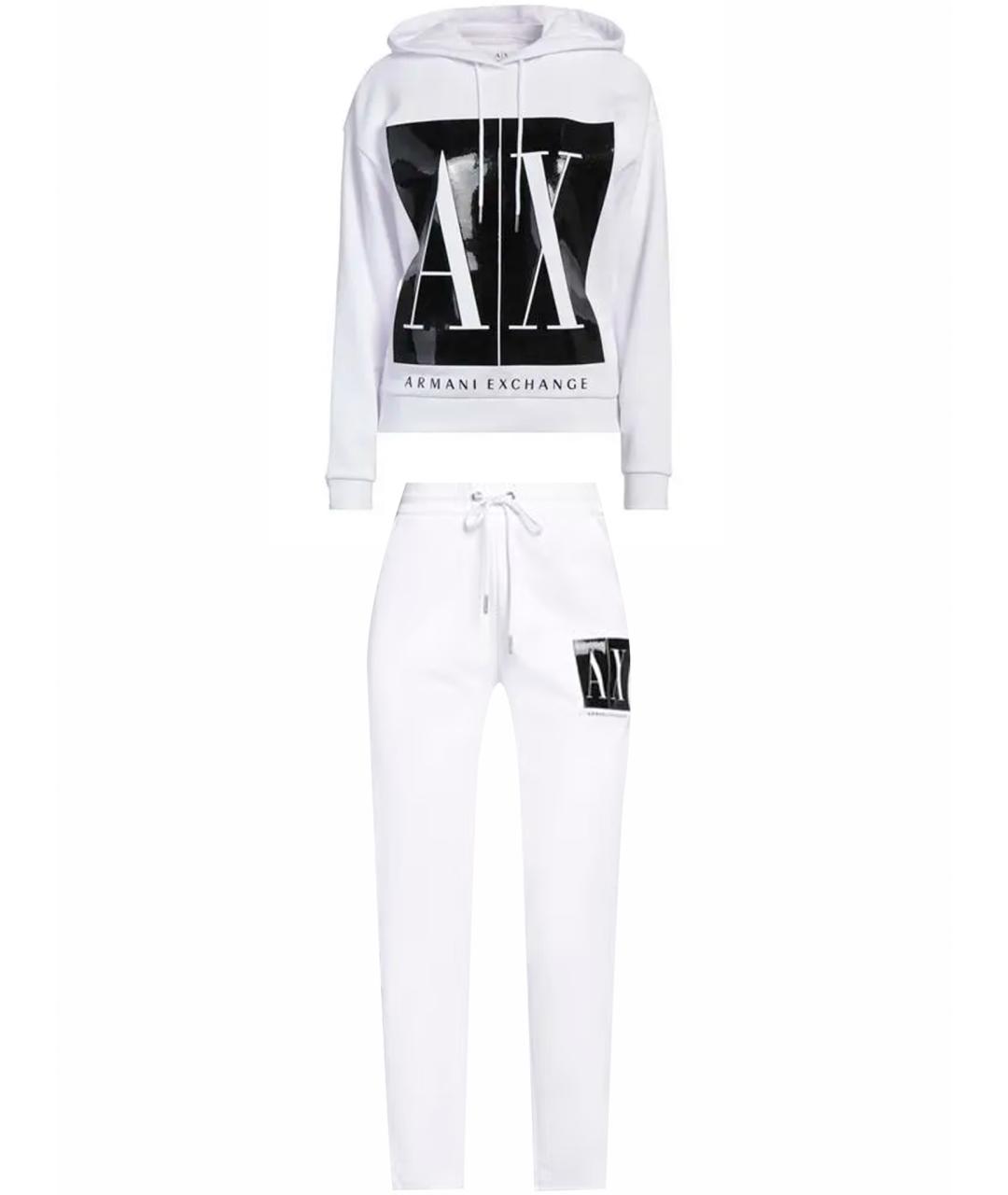 ARMANI EXCHANGE Белый хлопковый костюм с брюками, фото 1