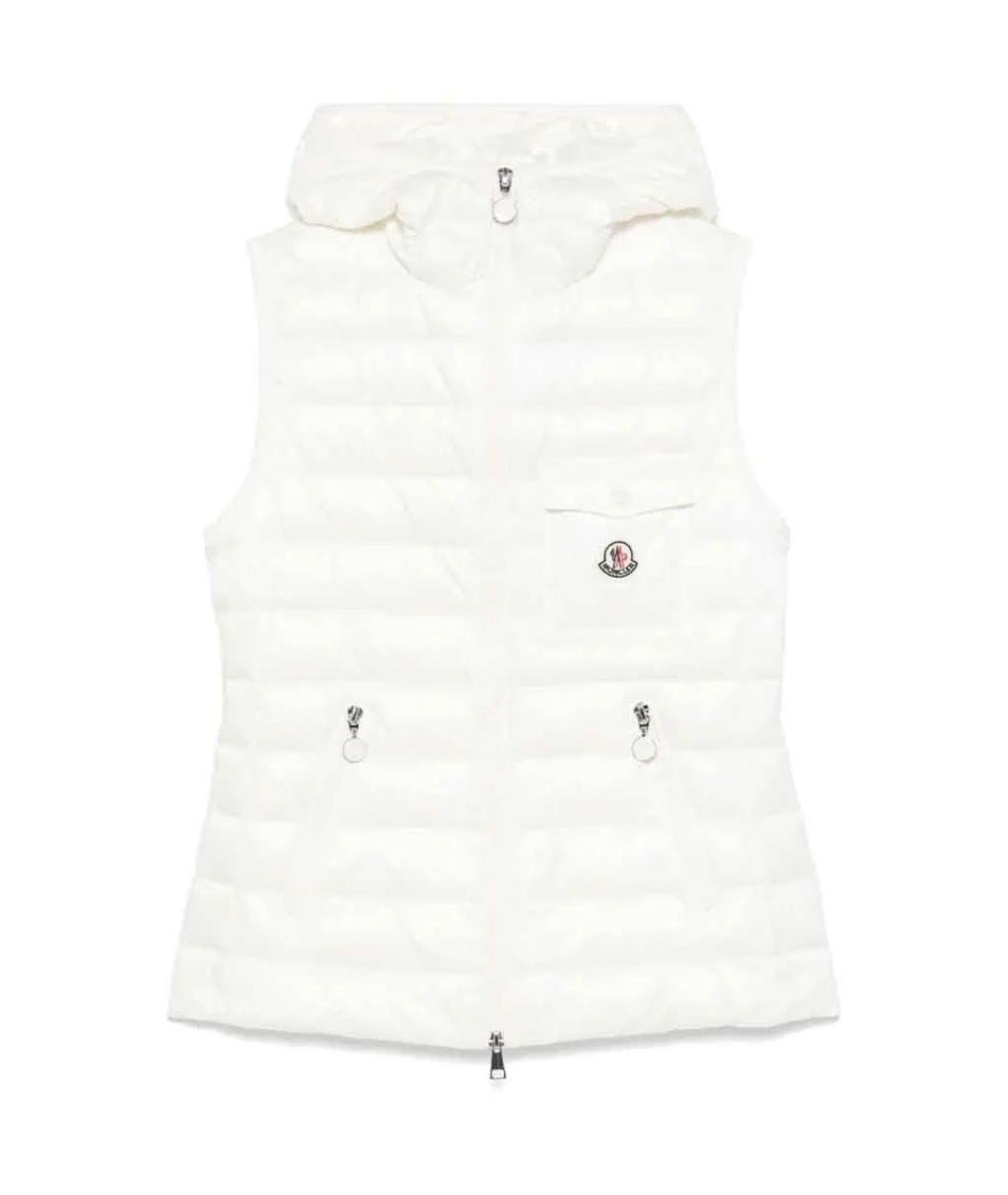 MONCLER Белый жилет, фото 5