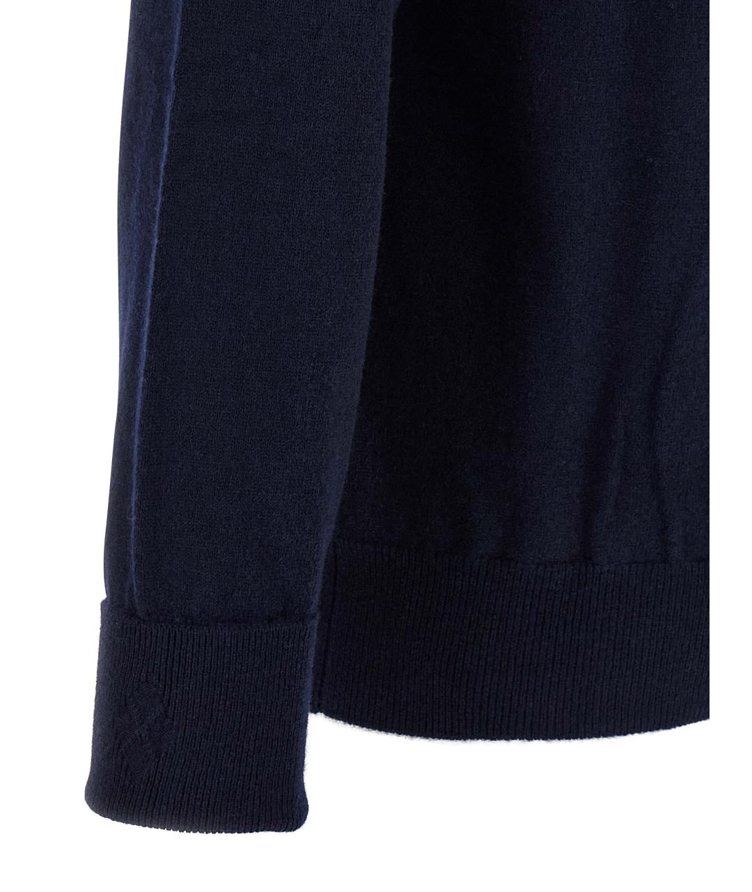 BALLANTYNE Синий кашемировый джемпер / свитер, фото 4