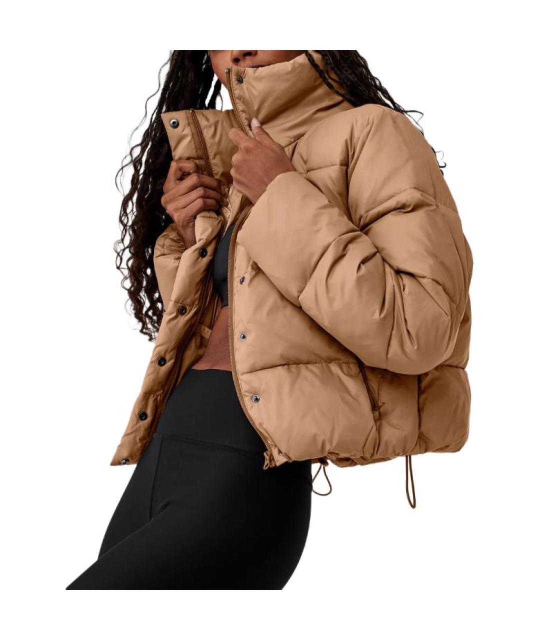 ALO YOGA Бежевый пуховик, фото 2