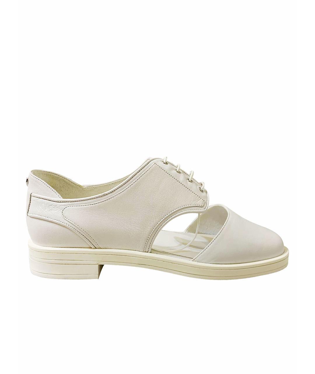 GIORGIO ARMANI Белые кожаные туфли, фото 1