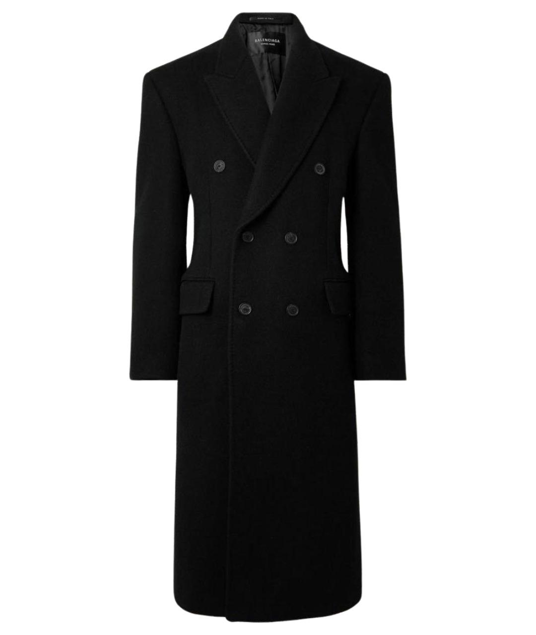 BALENCIAGA Черное пальто, фото 1