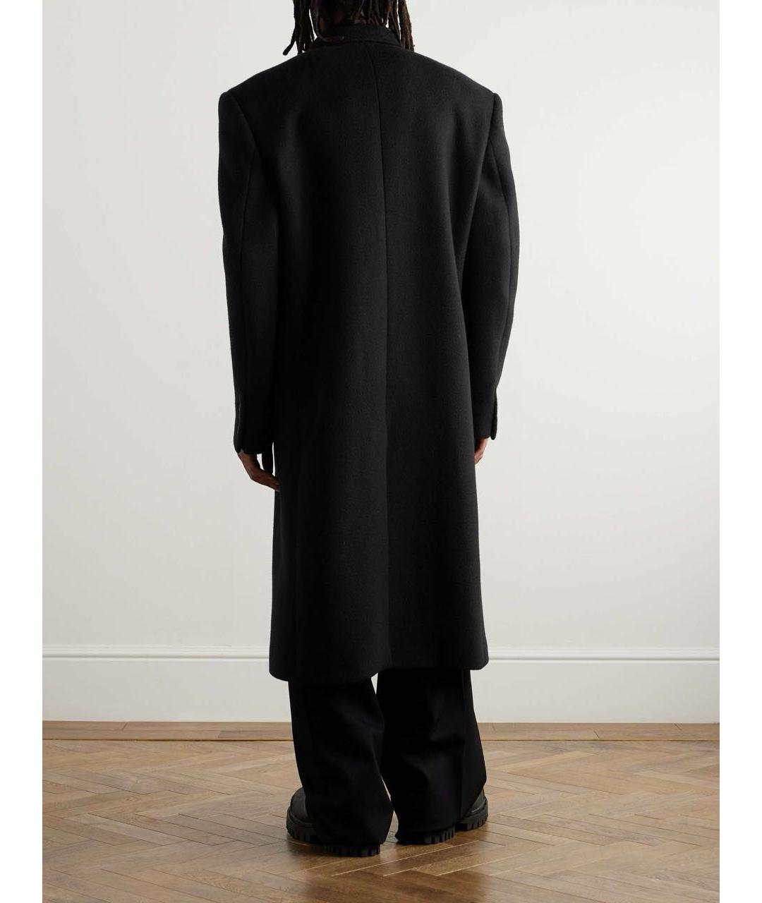 BALENCIAGA Черное пальто, фото 4