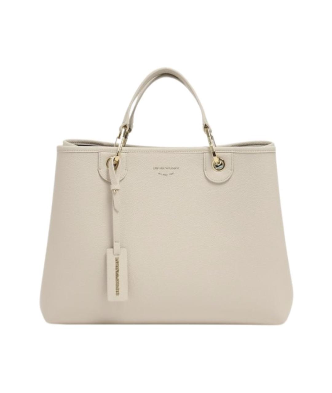 EMPORIO ARMANI Бежевая сумка тоут, фото 1