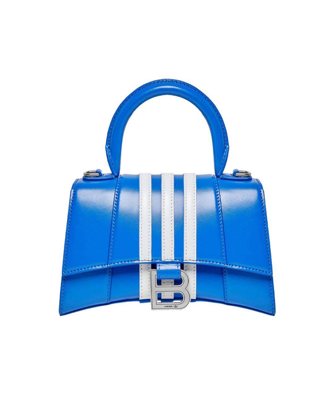 BALENCIAGA Синяя кожаная сумка через плечо, фото 1