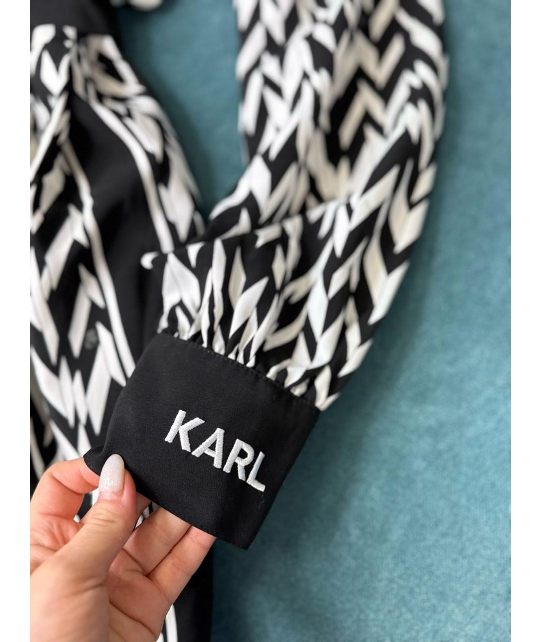 KARL LAGERFELD Черное повседневное платье, фото 7