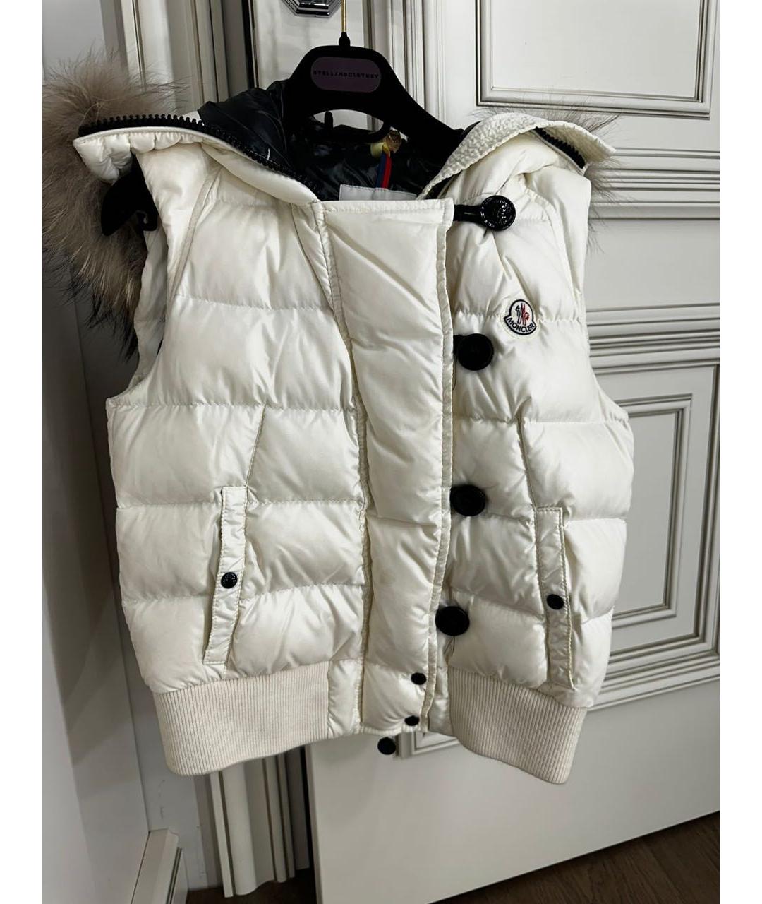 MONCLER Белый жилет, фото 7
