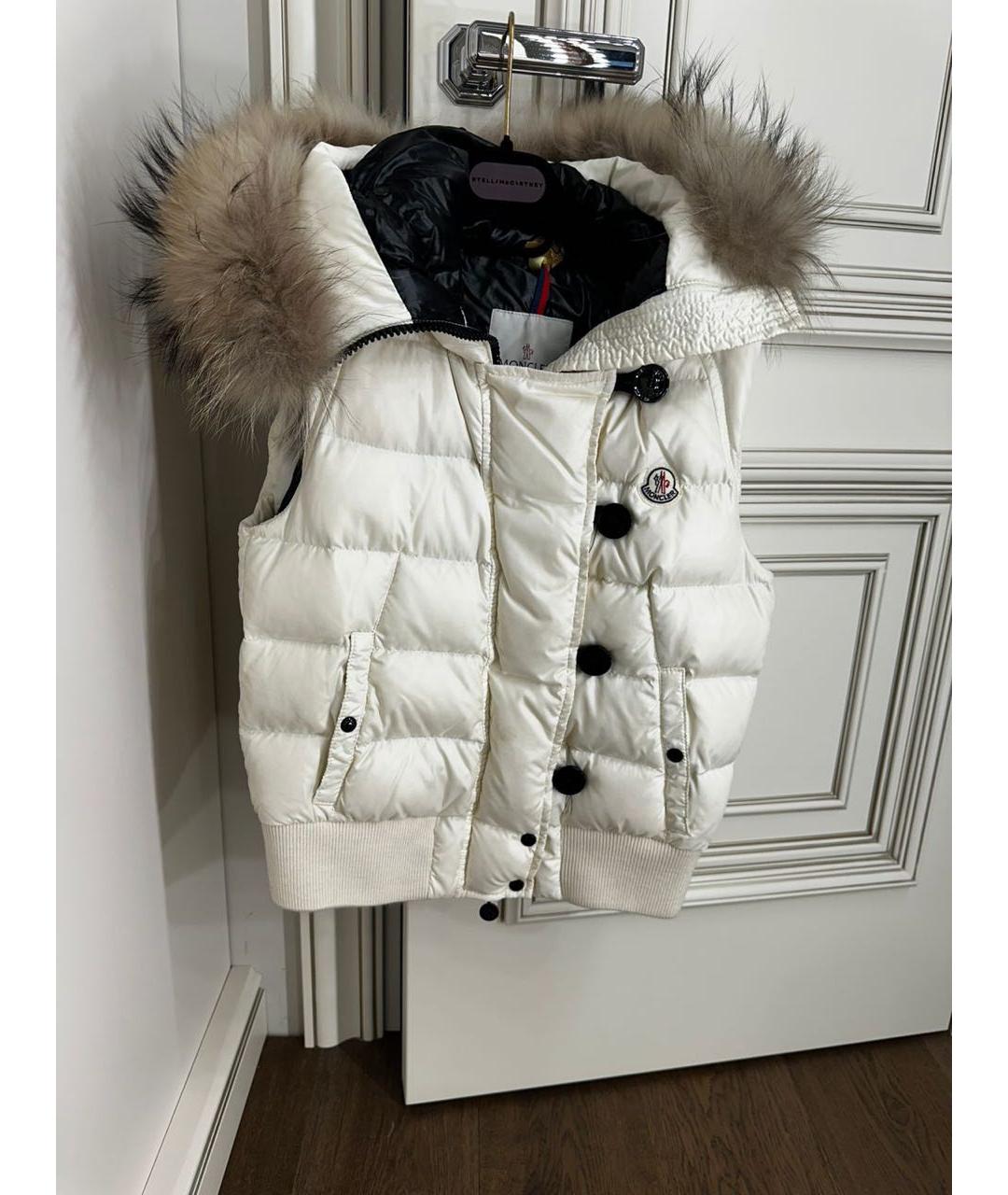 MONCLER Белый жилет, фото 2