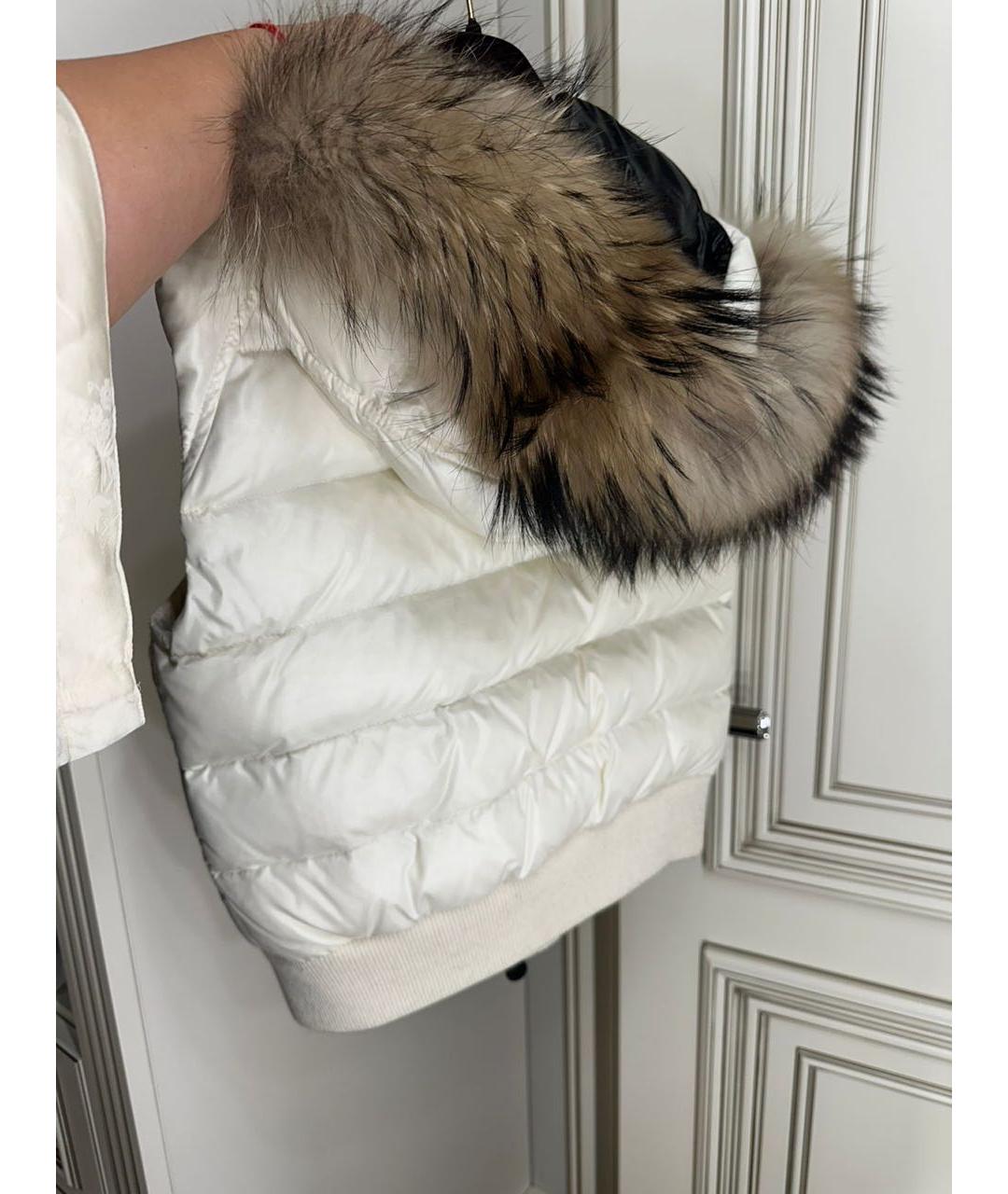 MONCLER Белый жилет, фото 5