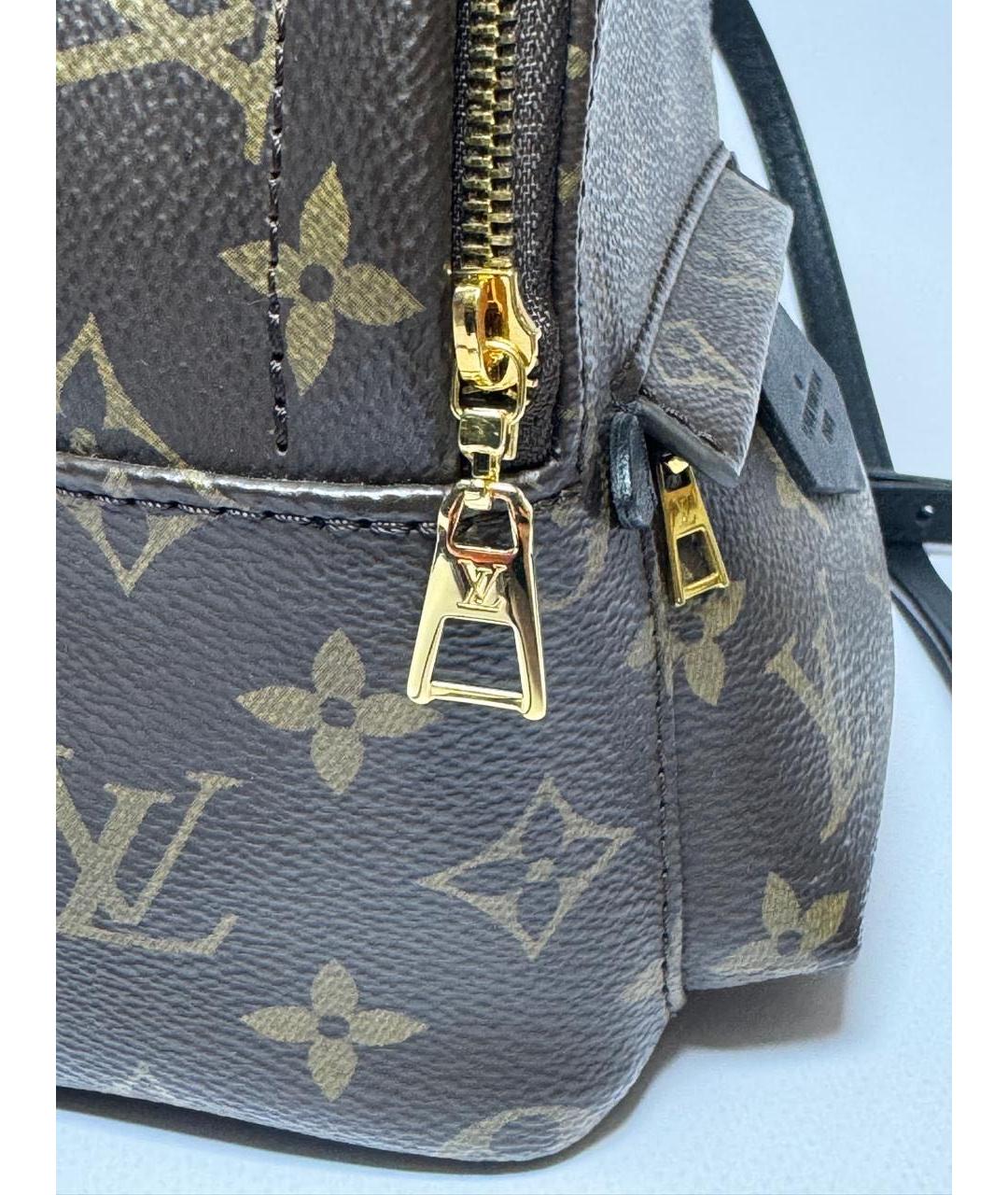 LOUIS VUITTON Коричневый рюкзак, фото 8
