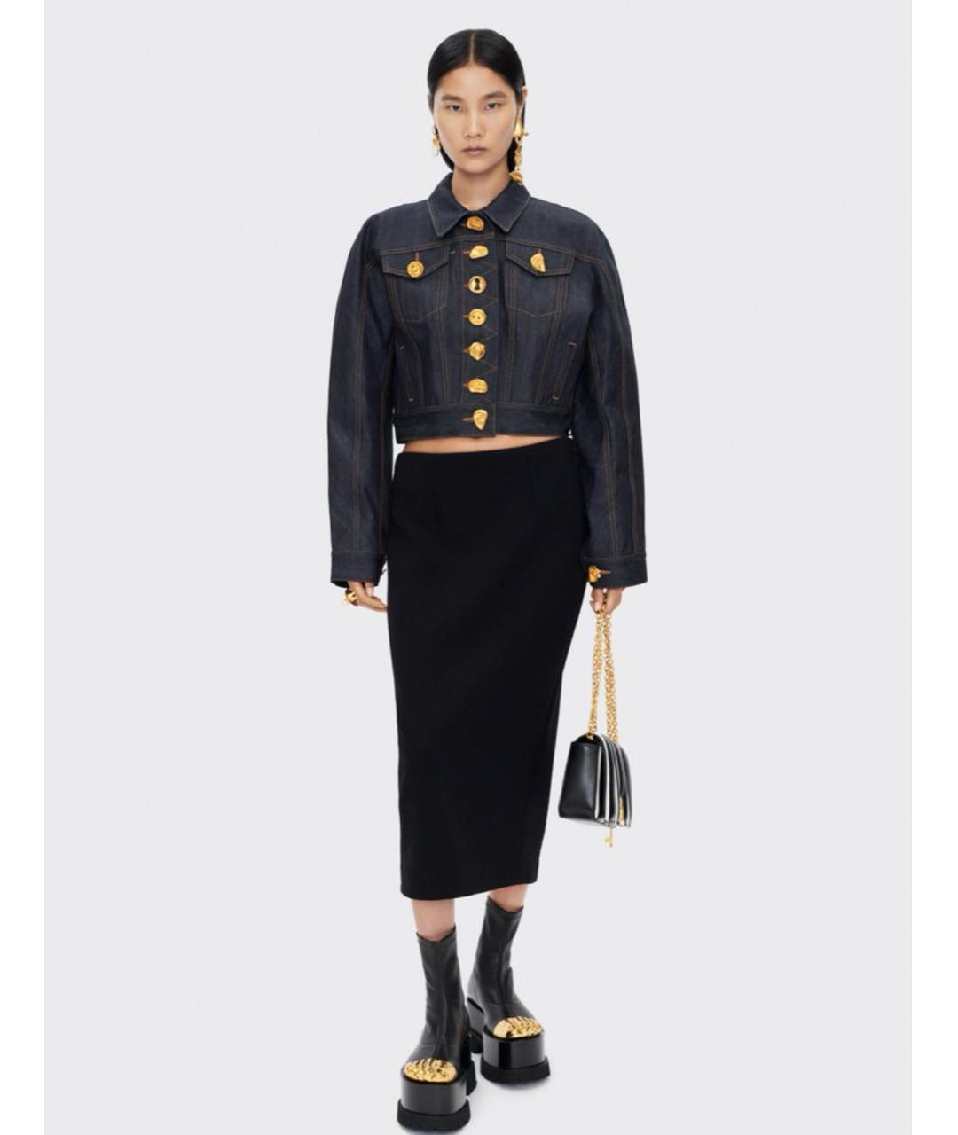 SCHIAPARELLI Черная кожаная сумка через плечо, фото 4