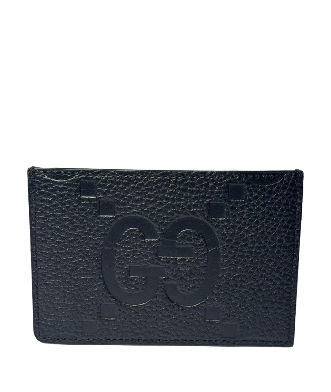 GUCCI Черный кожаный кардхолдер, фото 1