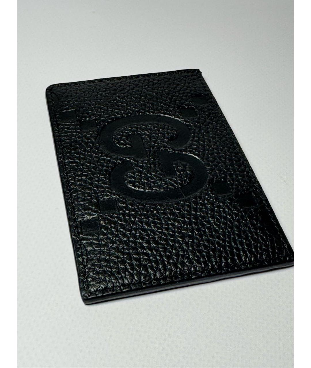 GUCCI Черный кожаный кардхолдер, фото 5