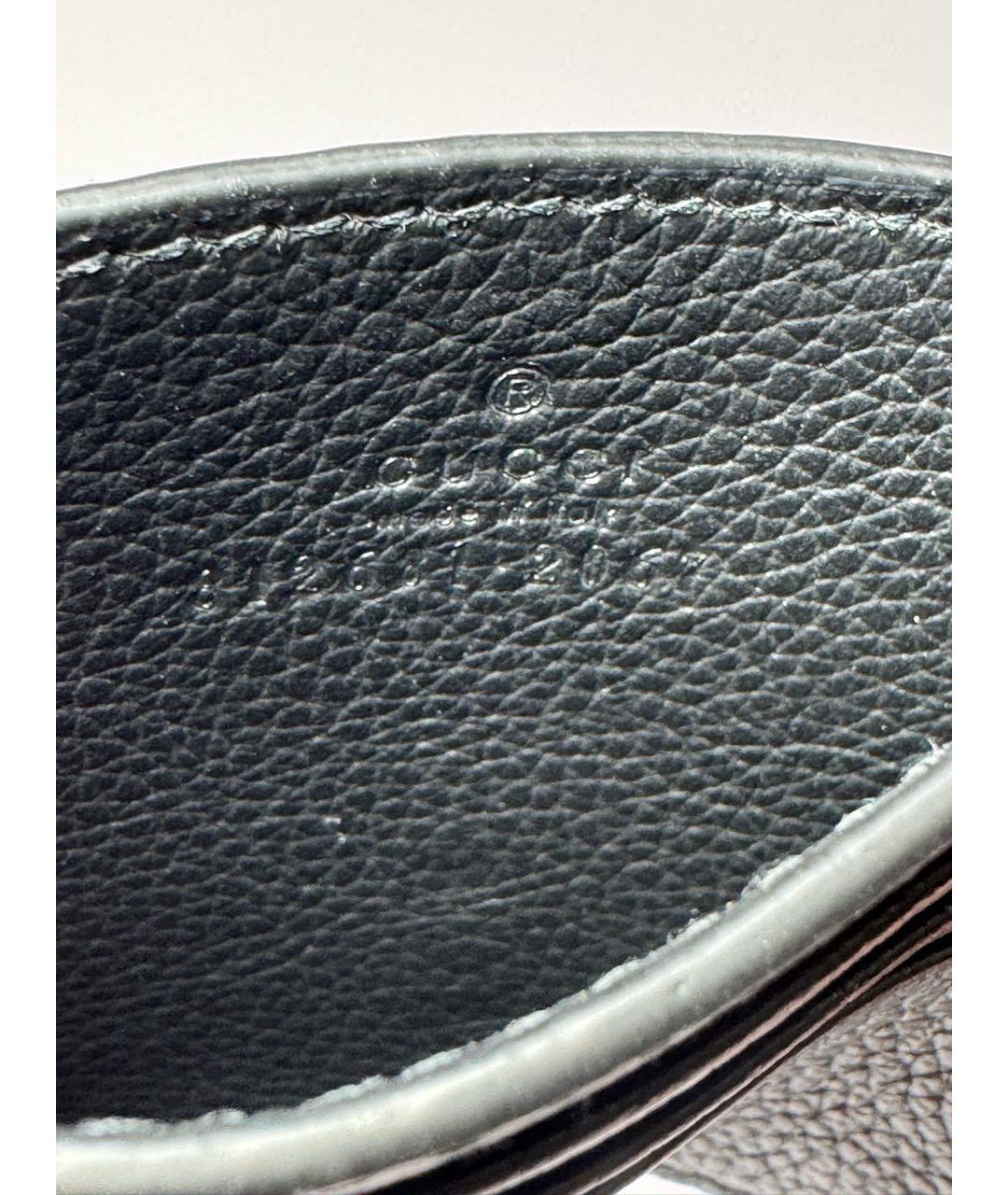 GUCCI Черный кожаный кардхолдер, фото 7