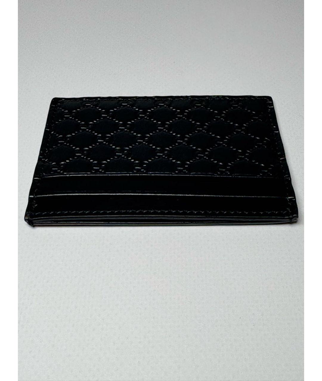 GUCCI Черный кожаный кардхолдер, фото 5