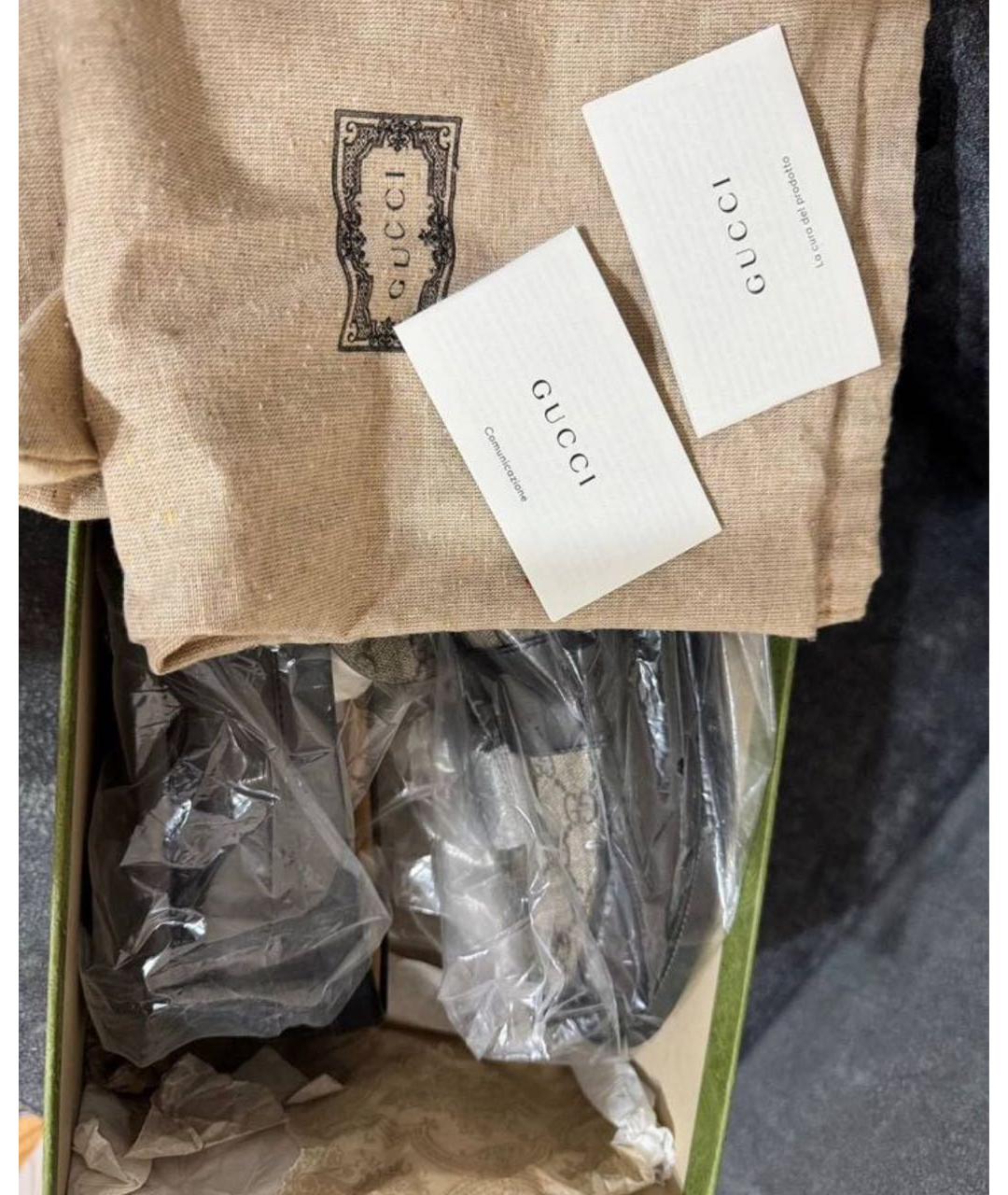 GUCCI Черные кожаные туфли, фото 7