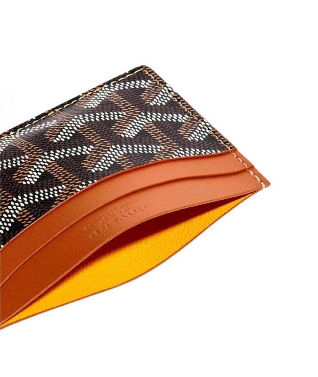 GOYARD Коричневый кардхолдер, фото 2