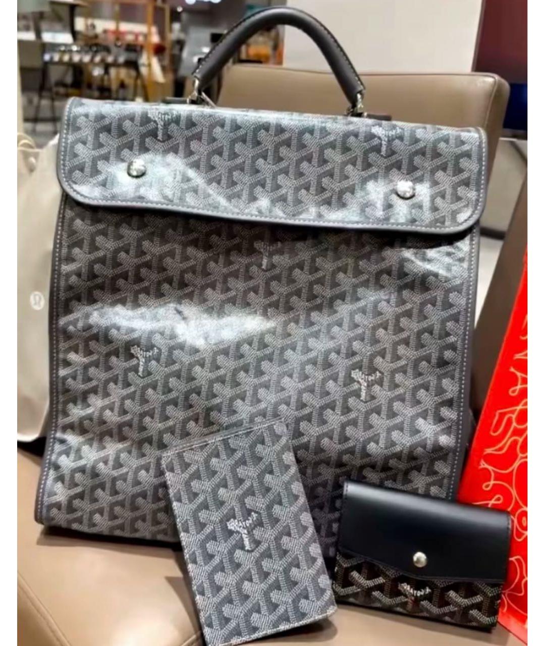 GOYARD Серый кошелек, фото 8