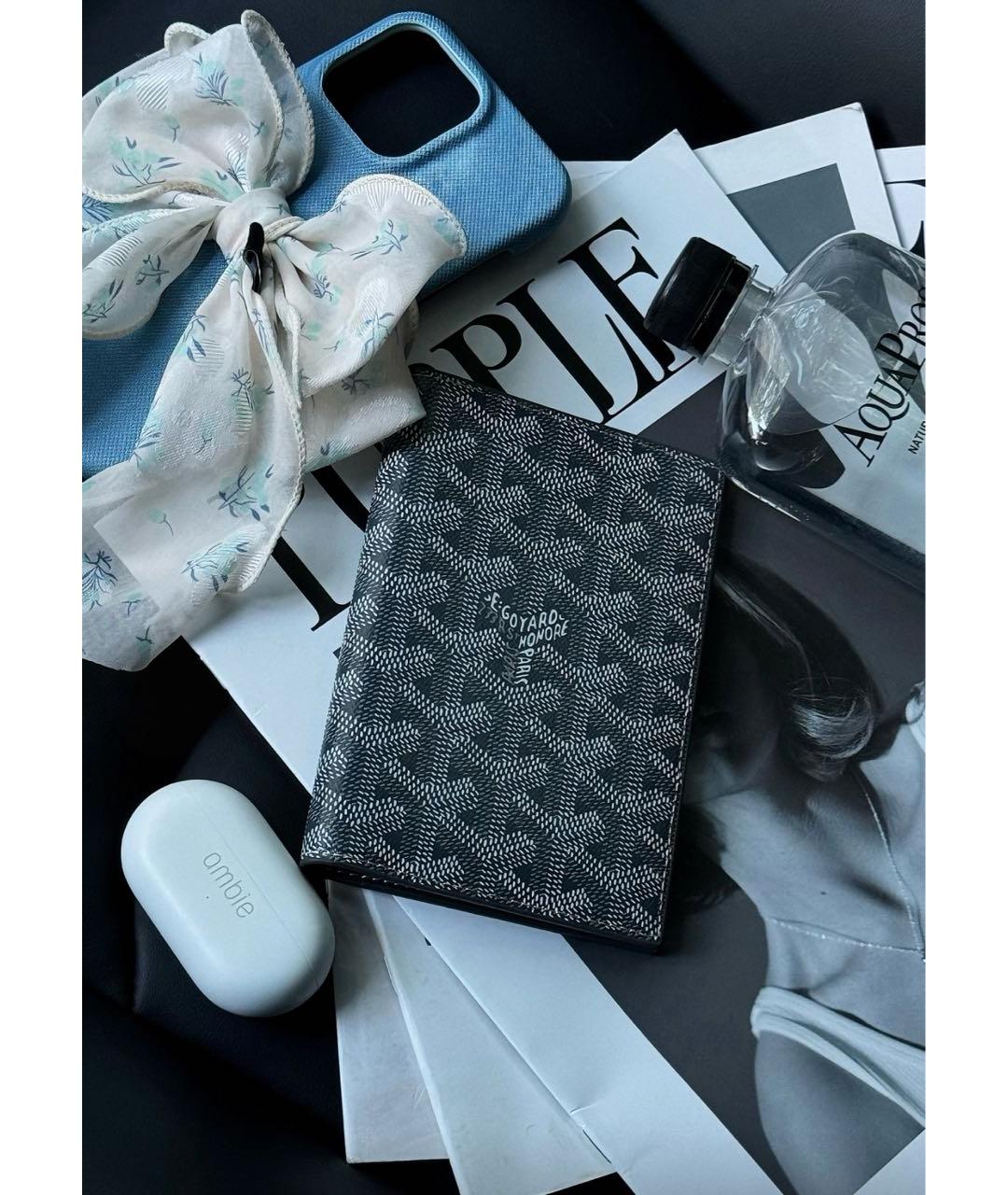 GOYARD Серый кошелек, фото 7