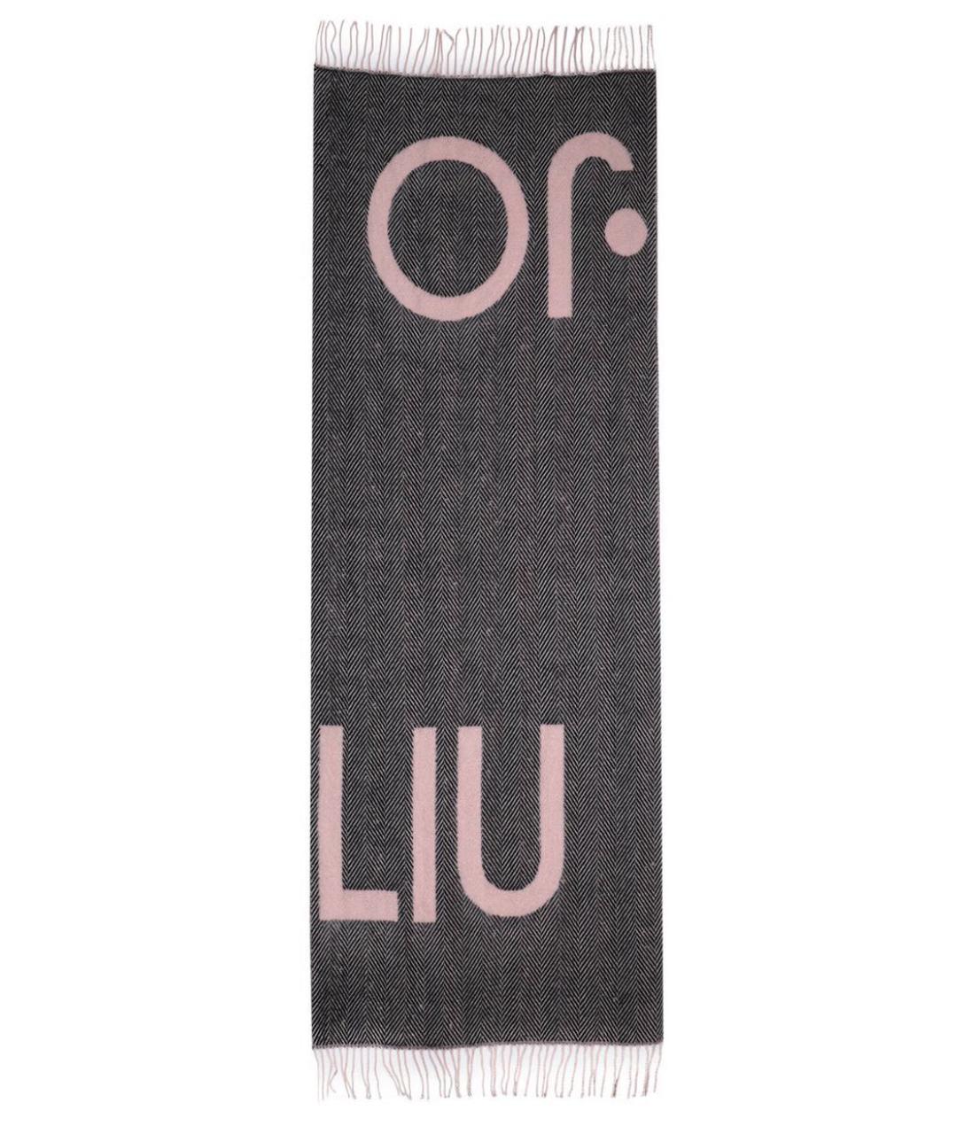 LIU JO Серый шарф, фото 2