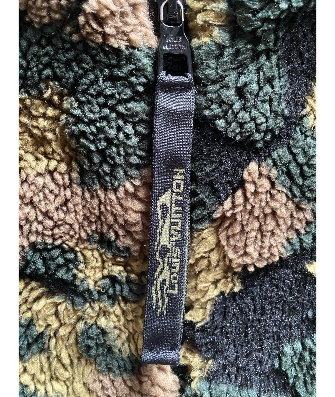 LOUIS VUITTON Хаки шерстяная куртка, фото 3