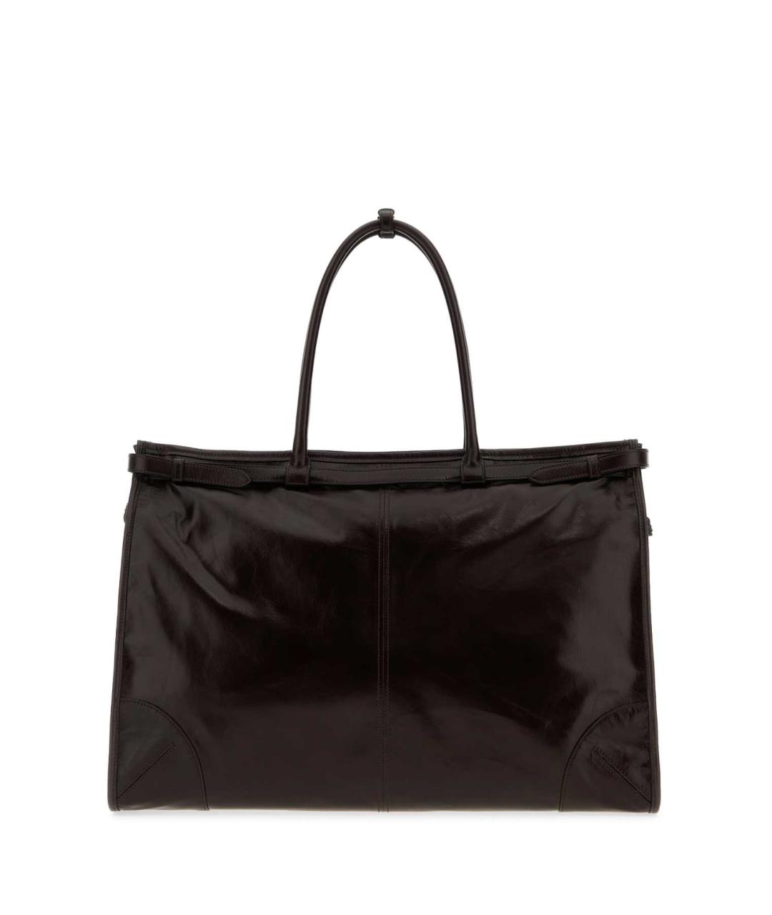 PRADA Коричневая кожаная сумка тоут, фото 3
