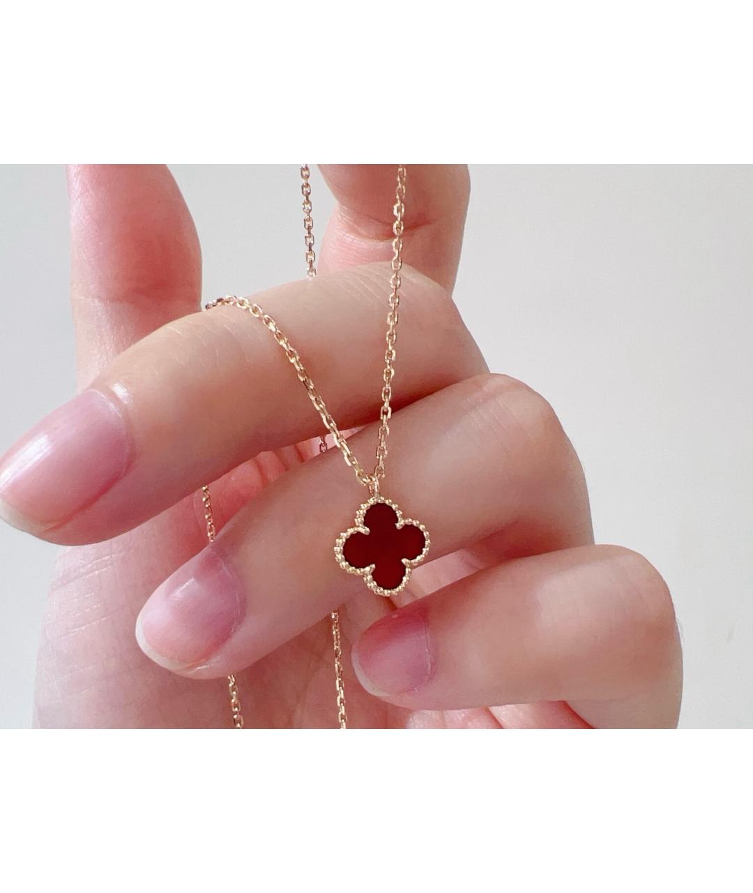 VAN CLEEF & ARPELS Красное колье из розового золота, фото 5