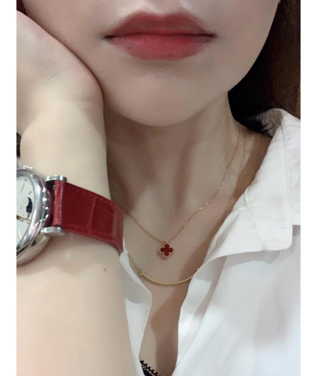VAN CLEEF & ARPELS Красное колье из розового золота, фото 7