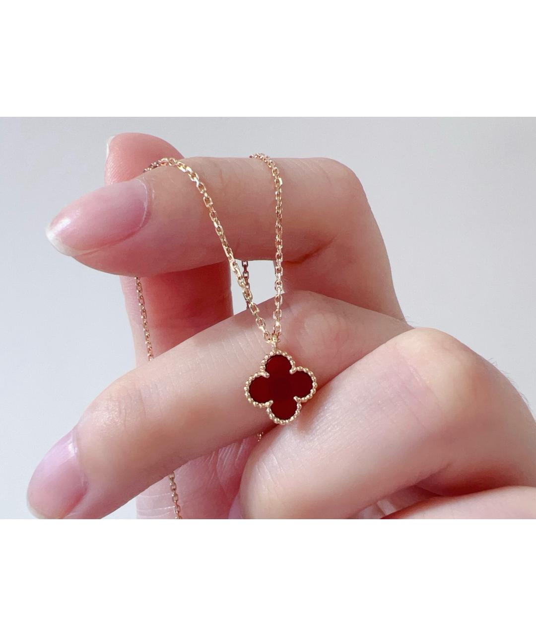 VAN CLEEF & ARPELS Красное колье из розового золота, фото 4