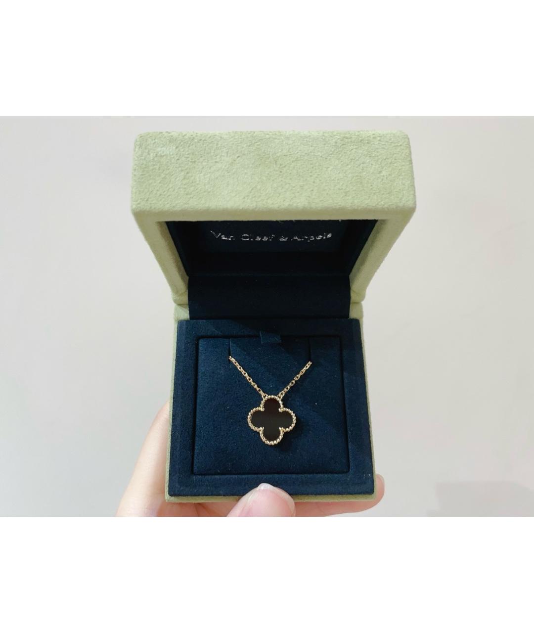 VAN CLEEF & ARPELS Черное колье из желтого золота, фото 2