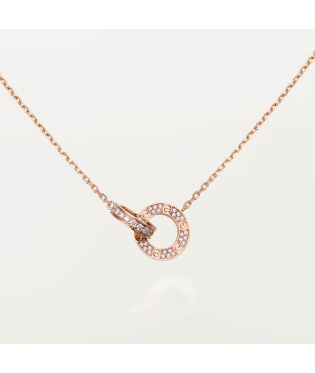 CARTIER Розовое колье из розового золота, фото 6