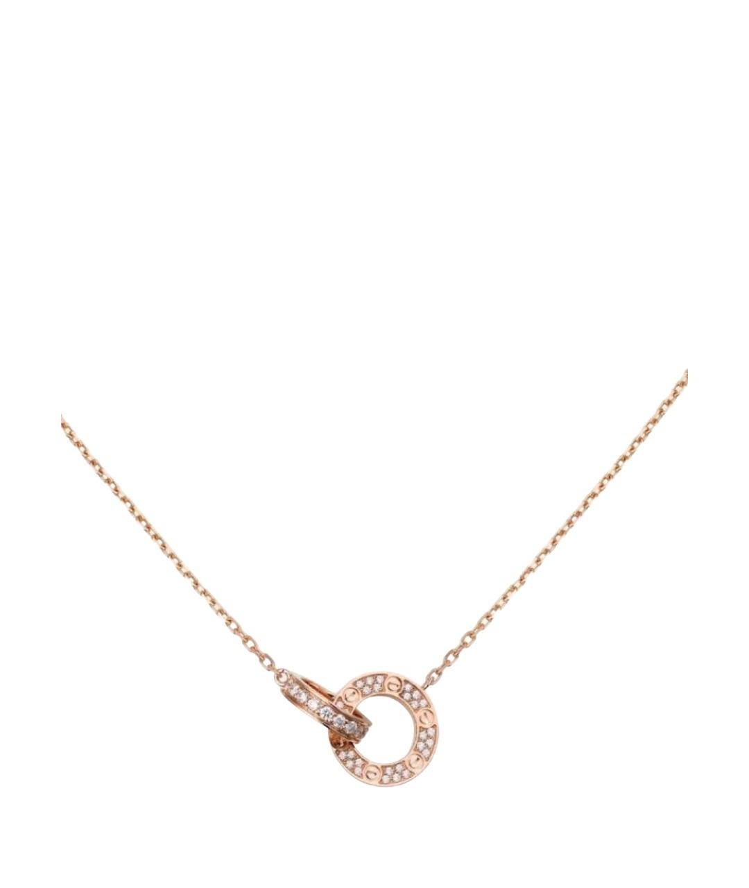 CARTIER Розовое колье из розового золота, фото 1