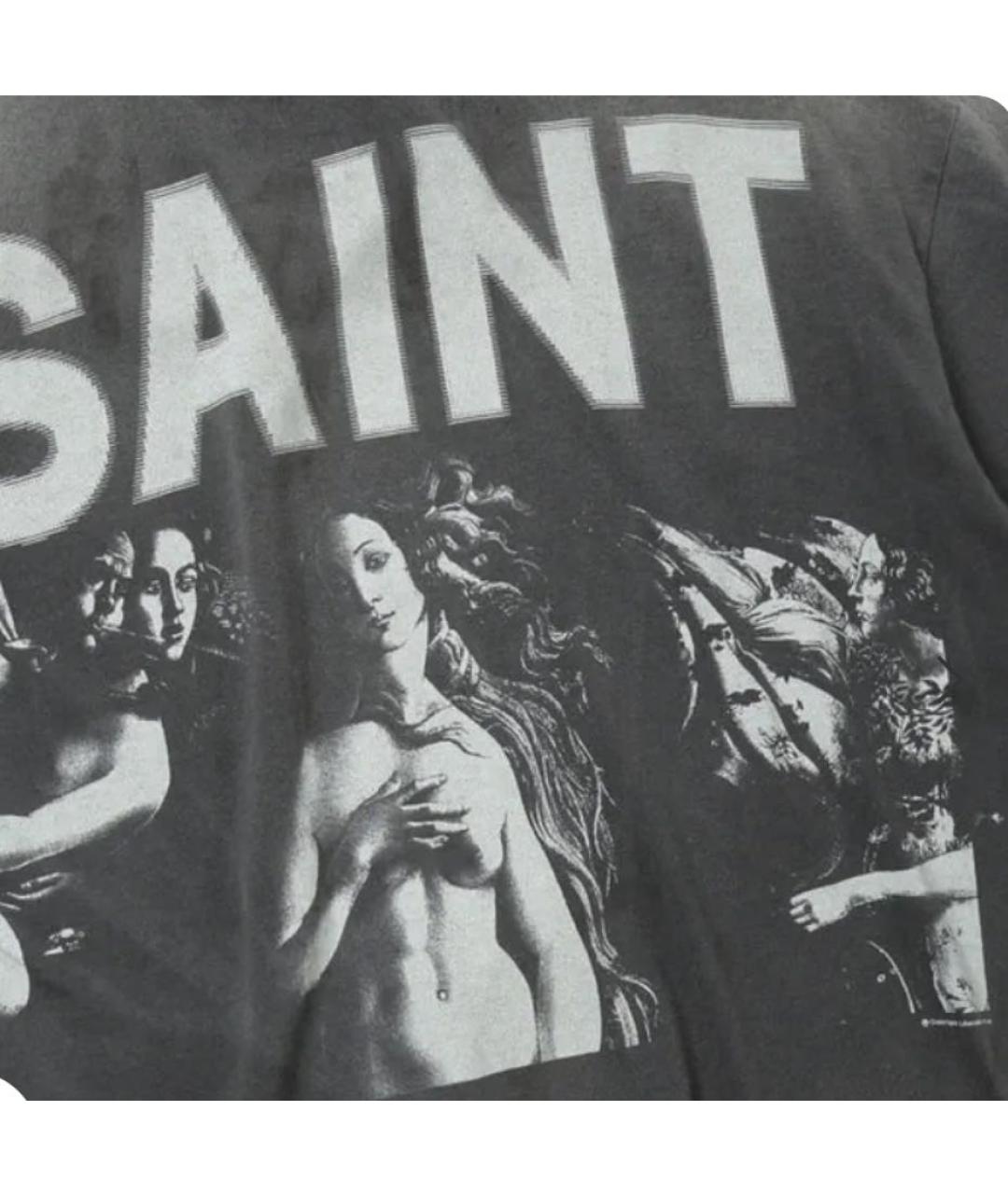 SAINT Mxxxxxx Антрацитовая футболка, фото 5