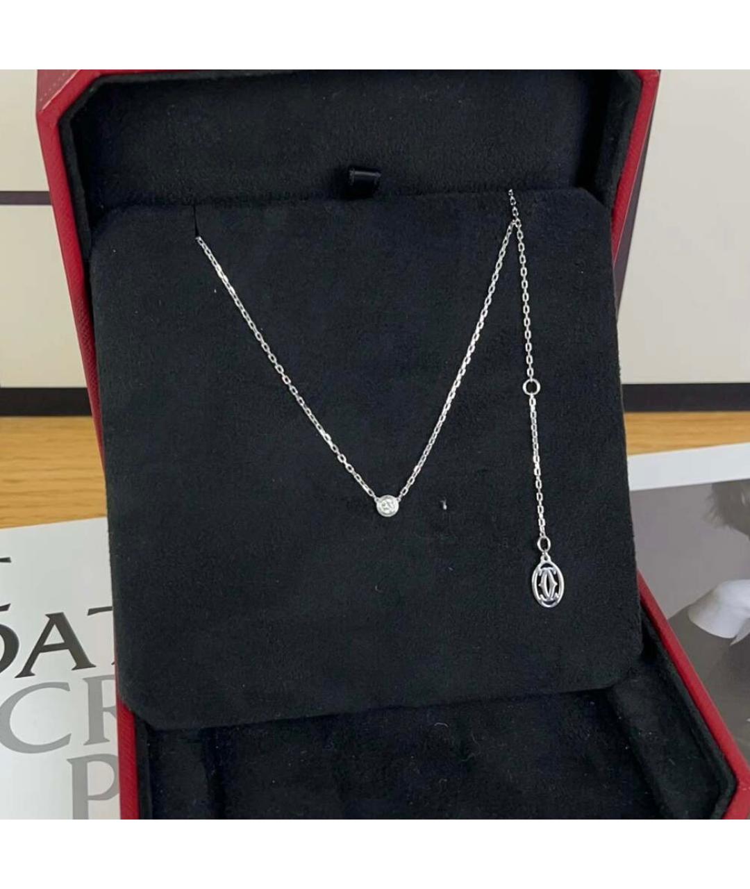 CARTIER Белое колье из белого золота, фото 2