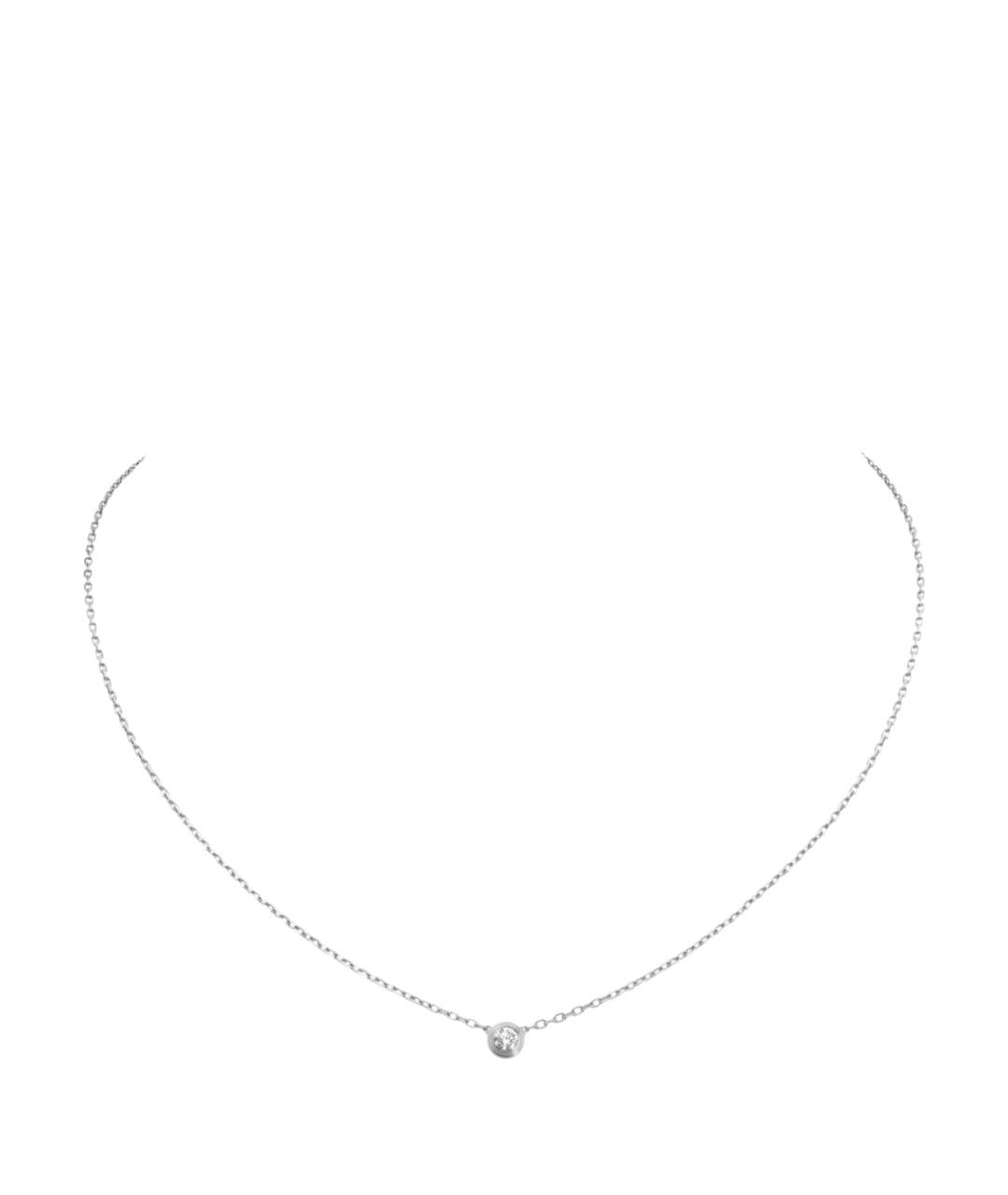 CARTIER Белое колье из белого золота, фото 1
