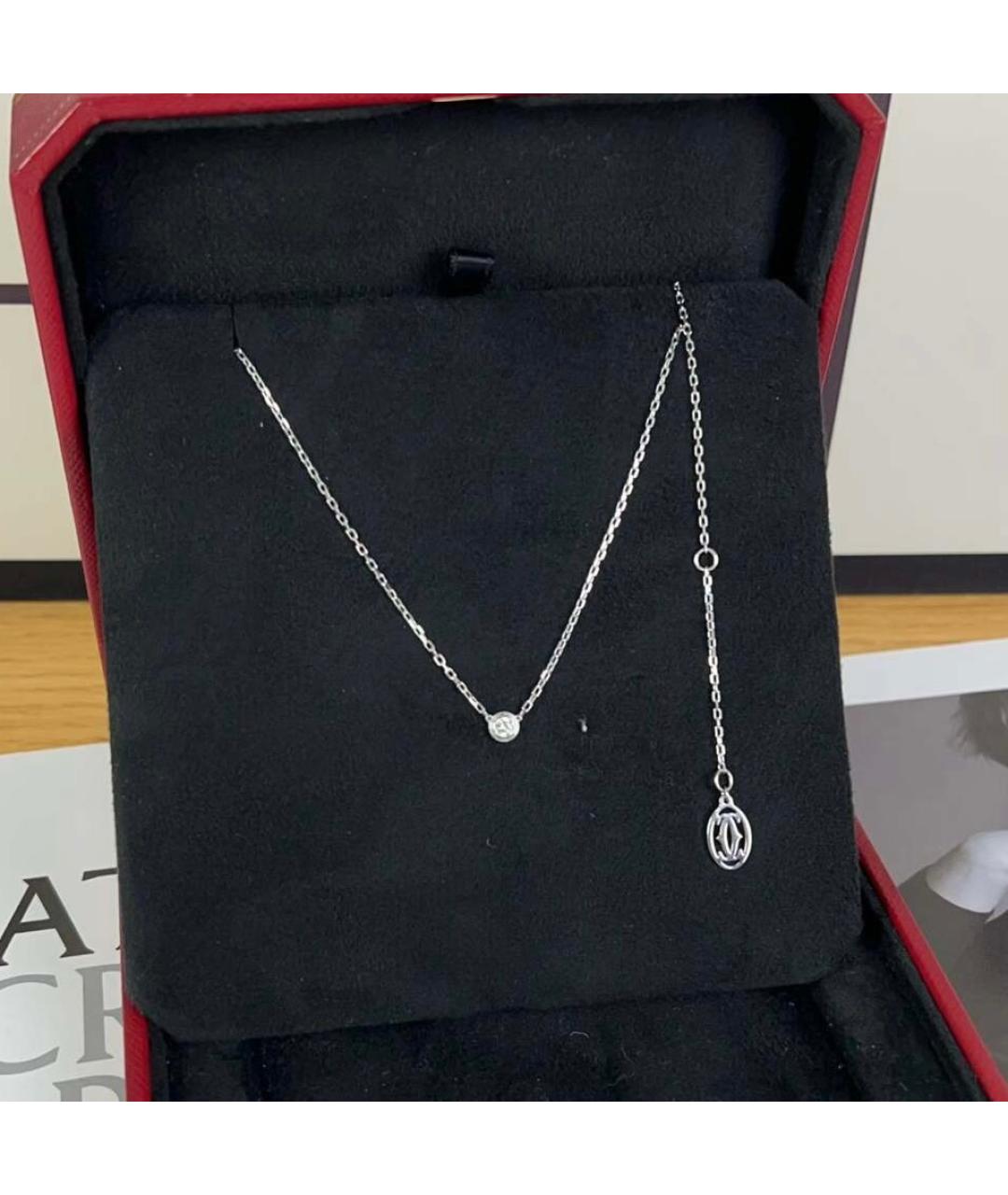 CARTIER Белое колье из белого золота, фото 3