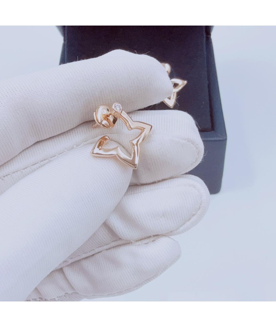 LOUIS VUITTON Розовые серьги из розового золота, фото 4
